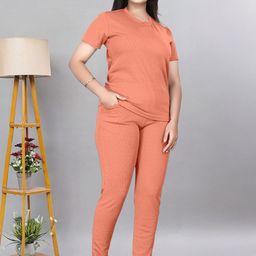 Moda Rapido Women T-Shirt & Trousers Night Suits-image-95