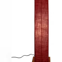 Devansh Maroon & Brown Square Shape Floor Lamp image 4