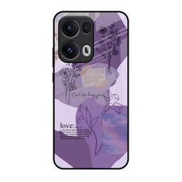 QRIOH Floral Printed Oppo Reno13 Pro 5G Back Case Mobile Accessories-image-84