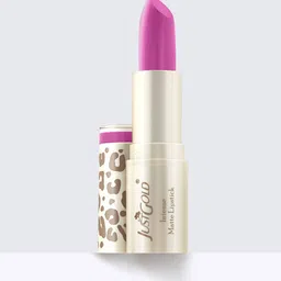 JUSTGOLD Intense Matte Long Lasting & Weightless Formula Lipstick - 4 g -Shade 208-Fuchsia-77