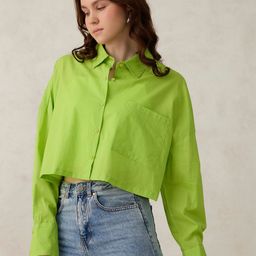 Outzidr Women Solid Classic Casual Shirt-image-34