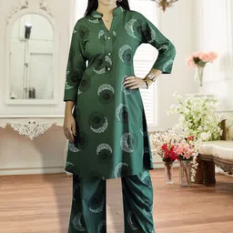 MOJILAA Printed Tunic With Trousers Co-Ords-image-2
