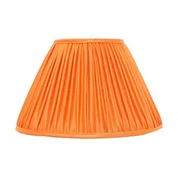 Lampenschirm India Orange-Colored Silk Empire Premium Soft Back Lampshade-27