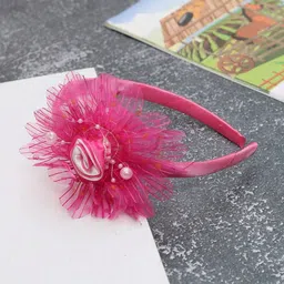 Yellow Bee Girls Beaded Hairband-image-87