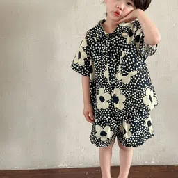 LULU & SKY Boys Printed Shirt with Shorts-31