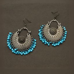 Creative Frogs Women Blue Earrings-image-94
