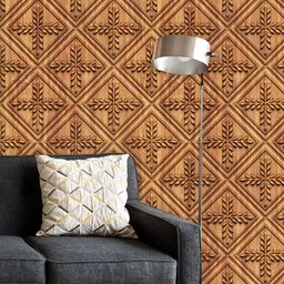 ArtzFolio Printed UV-Resistant Anti-Bacterial D Geometric Wood Pattern Peel & Stick Wallpaper-image-35