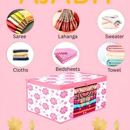 Ajabh Pink Set of 1 Regular Multi-Utility Organisers image 5