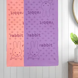Myntra Elegant Homes Purple & Peach-Coloured 2 Printed Cotton 300 GSM Bath Towel-15