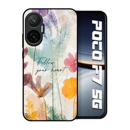 QRIOH Floral Printed Poco F7 5G Back Case Mobile Accessories-picture-15