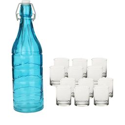 SOMIL Blue Glass Airtight Can Bottle-image-55