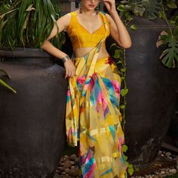 Sanwariya Silk Floral Satin Bagh Saree-image-18