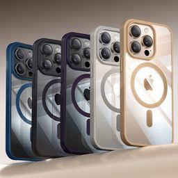 Luxury Kase Solid Mag-Safe iPhone 15 Pro Max Back Case Mobile Accessories-13