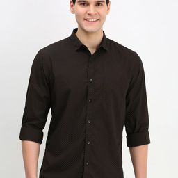 Allen Solly Men Micro Ditsy Printed Cotton Slim Fit Casual Shirt-picture-29
