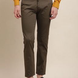 Turtle Men Printed Relaxed Skinny Fit Chinos Trouser-image-38