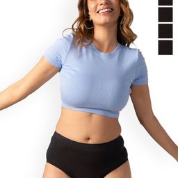 Mahina Women Pack Of 5 Period Mid Rise Briefs-image-87