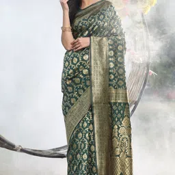 Suha Women Woven Design Zari Silk Saree-image-111