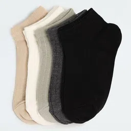 max Infant Girls Pack Of 5 Ankle-Length Socks-76
