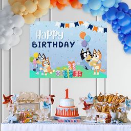 Special You 9-Pcs Blue & White Birthday DecorationKit-30
