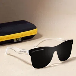 RESIST EYEWEAR Unisex Wayfarer Sunglasses with Polarised and UV Protected Lens-8