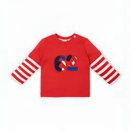 Ed-a-Mamma Baby Boys Typography Bio Finish Applique T-shirt-picture-29