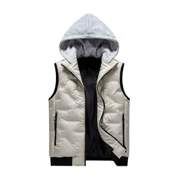 StyleCast x Revolte Men Colourblocked Windcheater Padded Jacket-34
