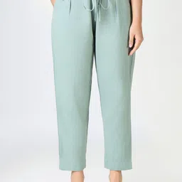 SHOWOFF Women Custom Slim Fit Pleated Trousers-image-79
