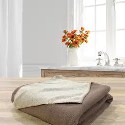 LABHAM Brown & White 1 Other 450 GSM Bath Towel-13