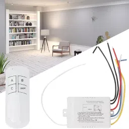 qamanta Digital Switch 4-Way ON/Off 220V-240V Light Digital Remote-Control Wireless Smart Switch image 3