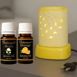 Pookiemoon Lotus Ceramic Electric Aroma Diffuser With Aroma Oils-picture-22