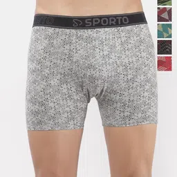 Sporto by Macho Pack Of 6 Combed Cotton Low -Rise Trunk-picture-24