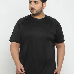 OFF LIMITS Men Solid Round Neck T-shirt-image-71