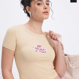 SZN Women Pack Of 2 Printed Fitted Crop Top-picture-48