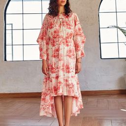 HOUSE OF FETT Print A-Line Midi Dress-image-61