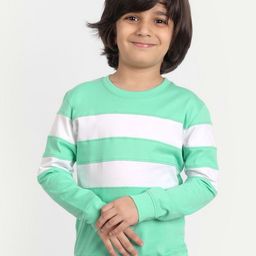 Provogue Boys Striped Pockets T-shirt-image-83