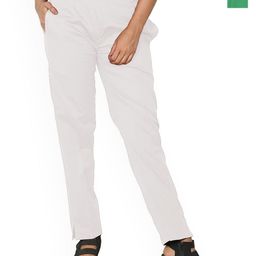 SRISARAS Women Pack Of 2 Slim Fit Cotton Peg Trousers-image-61