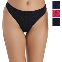 SELFCARE Thongs Nylon Briefs-image-76