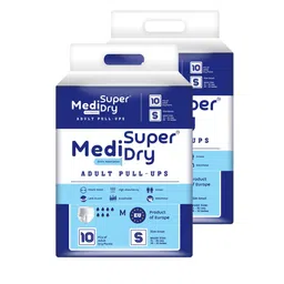 MEDISUPERDRY Set Of 2 Leak Proof Adult Pull Ups Diapers - S - 10 Pcs Each-53