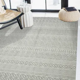saraswatii global Geometric Hand-Tufted Cotton Carpet-picture-12