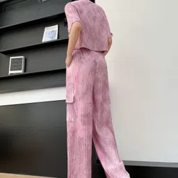 Lugo Dyed Round Neck Top And Trouser image 3