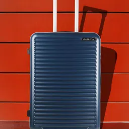 Arctic Fox Set Of 3 Textured Hard-Sided Medium Trolley Suitcase-12
