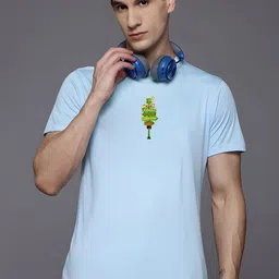 SZN Men Round Neck Printed T-shirt-image-55