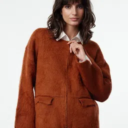 Trendyol Women Cardigan with Zip Detail Detail-image-61