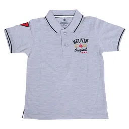 NeuVin Boys Polo Collar Applique T-shirt-picture-43