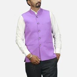 GARGIAN Master Cut Men Purple Polyester Jackets-picture-42
