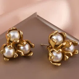 MEENAZ Floral Studs Earrings-50