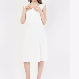 Deshi Girl Layered A-Line Midi Dress-image-69