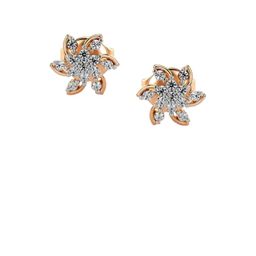 VALANOVA 14K Rose Gold 0.16 Ct Lab Grown Diamond Earrings-image-56