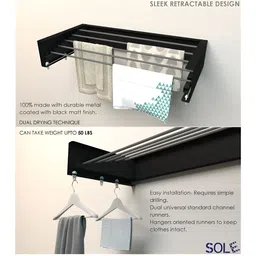 Sole Module Black Super Strong Balcony Net Organisers image 5