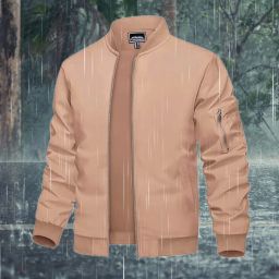 Colorblock Men Raincoat-image-44